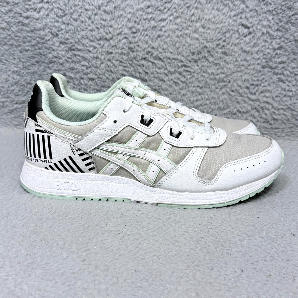 Asics Lyte Classic Womens Size 10.5 Low Top Sneakers Shoes White Green - Picture 1 of 9